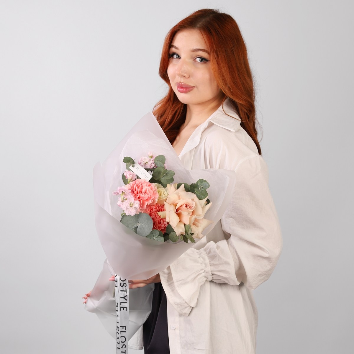 buket nedorogoj s francuzskoj rozoj 5